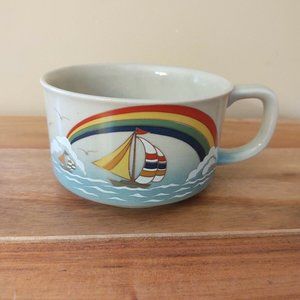Otagiri Rainbow / Sailboat Soup Mug